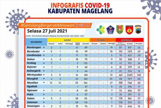 Angka Kesembuhan Pasien Covid Makin Bertambah