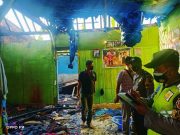 Ditinggal Pergi, Sebuah Rumah di Rejosari Grobogan Terbakar
