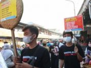 Mahasiswa Upgris Gelar Aksi Turun di Pasar Tradisional