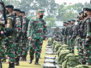 Kasdam IV/Diponegoro Pimpin Riksiapops Satgas Pamtas Mobile Yonif R 408/SBH