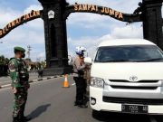 Polres Magelang Melakukan Penyekatan di Perbatasan Jateng-DIY