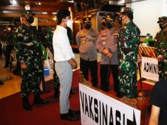 Panglima TNI dan Kapolri Tinjau Serbuan Vaksinasi di Surakarta
