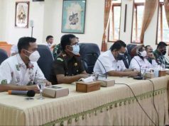 Forkopimda Blora ikuti Rakornas PPKM Level 4 Bersama Menteri Luhut Panjaitan
