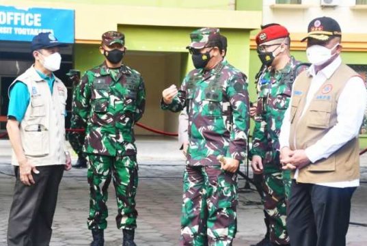 Panglima TNI Tinjau Isolasi Terpusat di Asrama Haji Daerah Istimewa Yogyakarta