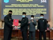 Enam Fraksi DPRD Setujui Penetapan Perda Perubahan RPJMD Kota Tegal