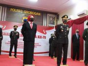 Peringatan HUT Ke-75 Bhayangkara Polres Grobogan Berlangsung Sederhana