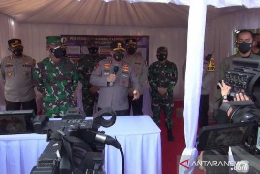 Kapolda Sebut Hari Kerja Kedua PPKM Darurat Antrean Kendaraan Berkurang