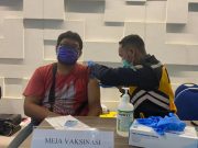 Sentra Vaksinasi Covid-19 di Bandara Ahmad Yani Semarang