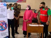 Bupati Wonosobo Monitoring Vaksinasi untuk Guru dan Tenaga Kependidikan
