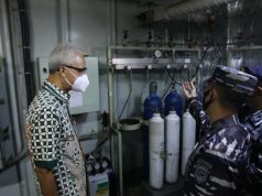 KRI dr Soeharso Beri Dukungan Oksigen untuk Jateng