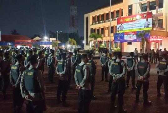 Patroli Skala Besar, Antisipasi Isu Aksi Penolakan PPKM