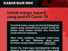 Kabar Baik : Komunitas Jepara Bantu Jepara Siapkan Makan Bagi Warga yang Jalani Isman