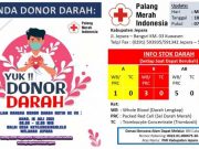 Stok Darah di PMI Jepara Menipis, Bahkan Ada yang Telah Kosong