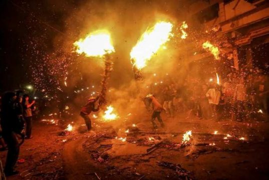 Perang Obor Tegalsambi, Ritual Pengusir Roh Jahat