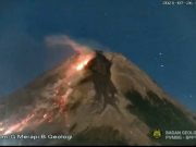 Paskakebakaran akibat Lontaran Lava Pijar, BPBD Kabupaten Magelang Terus Pantau Aktivitas Merapi merapi