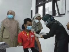 Wakil Bupati Kebumen Suntikkan Vaksin ke Penyandang Disabilitas