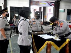 Kapolres Wonogiri Pimpin Sertijab Kabag, Kasat, Kapolsek dan Kasi