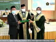 Sisno Riyoko Raih Doktor di PDIM Unissula