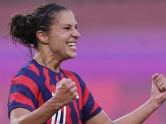 Legenda Sepak Bola Putri Carli Lloyd Gantung Sepatu