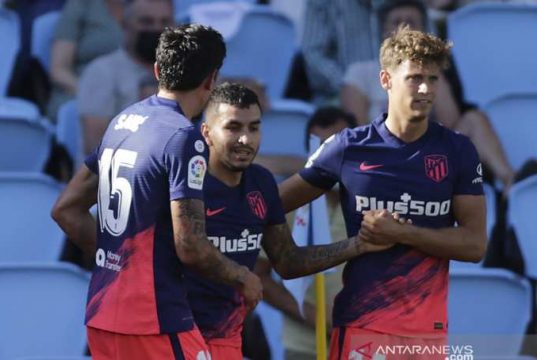 Atletico Madrid Menang Susah Payah 2-1 Lawan Celta Vigo