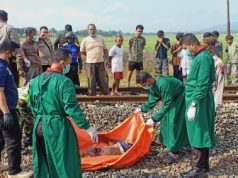 Warga Purbalingga Tewas Tertabrak Kereta Barang
