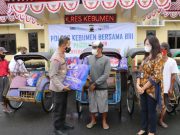 Polres dan BRI Cabang Kebumen Salurkan 300 Paket Sembako ke Warga