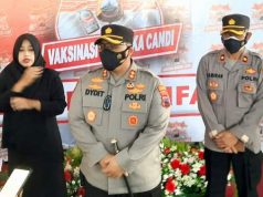 Kapolres Wonogiri Pimpin Vaksinasi Massal, Bupati Memberikan Fasilitas Isoter