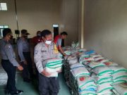 Sebanyak 8,8 Ton Beras Diluncurkan Polres Magelang di Massa Perpanjangan PPKM Darurat