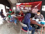 Vaksinasi Massal Polres Magelang Tembus 31.293 Orang