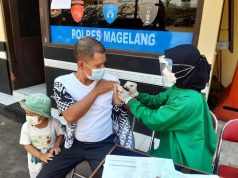 Polres Magelang Telah Melayani Vaksin 31.739 Orang