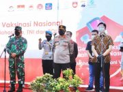 Kapolda dan Pangdam Saksikan Vaksinasi Aliansi Mahasiswa Nasional di UIN Mas Said Surakarta