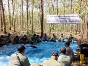 Perhutani Randublatung Sosialisasi Pencegahan Karhutla bersama Polres Blora