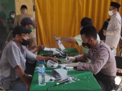 Polres dan Pengurus NU Magelang Gelar Vaksinasi Massal