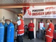Peringati HUT Kemerdekaan, PMI Gelar Kegiatan Pengisian Tabung Oksigen Gratis