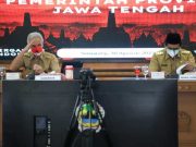Ganjar Sampaikan Apresiasi kepada Kabupaten/Kota, Grafik Covid-19 Turun
