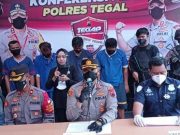 Polres Tegal Ringkus Komplotan Perampok Spesialis Tembaga