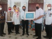 Sub BMPD Wilayah Tegal Serahkan Bantuan Penanganan Covid-19 Kepada Wali Kota