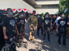 Keharuan Relawan Covid Rangers Saat Ikuti Upacara HUT ke-71 Jateng