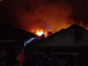 Diduga Korsleting Listrik, 5 Rumah di Wonosobo Terbakar