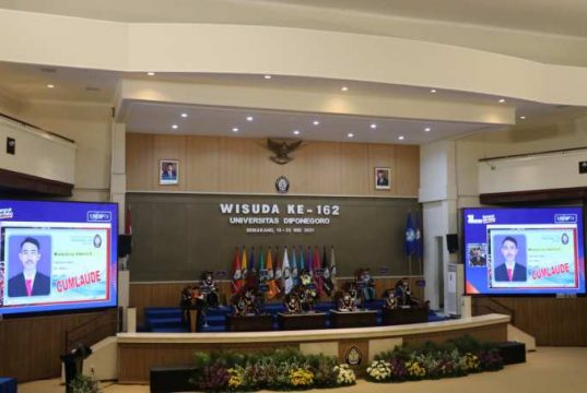 Undip Gelar Wisuda 3/101 Lulusan Secara Daring 25-26 Agustus Mendatang