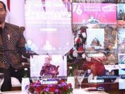 Wabup Wonosobo Ikuti Rakornas Pengendalian Inflasi 2021 Secara Virtual Bersama Presiden RI