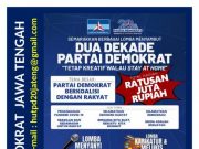 Dua Dekade Partai Demokrat Dirayakan dengan Menggelar Lomba Kreatif