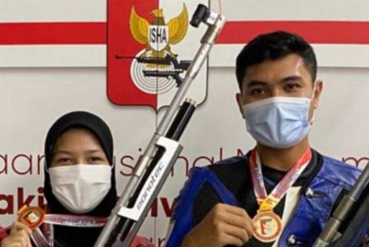 Enam Medali Emas Kejurnas Disabet Tim Menembak PON Jateng