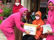 Kapolres Wonogiri Bersama Bhayangkari Baksos ke Ponpes Sapu Gerang