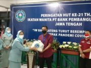 Ikatan Wanita Bank Jateng Rayakan HUT ke-21 dengan Berbagi Ribuan Paket Sembako
