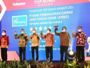 Bank Jateng Kembali Sabet Penghargaan Top BUMD Awards 2021