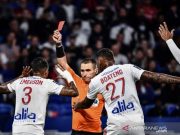 Sepuluh Pemain Lyon Amankan Satu Poin Lawan Lorient