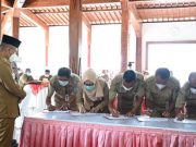 Pimpinan OPD Kebumen Teken Pakta Integritas Bersih dari Korupsi