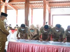 Pimpinan OPD Kebumen Teken Pakta Integritas Bersih dari Korupsi