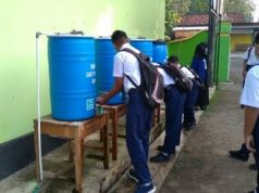 Hari Pertama PTM Terbatas, Siswa SMP N 1 Ambal Antusias